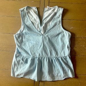 BCBGeneration sleeveless peplum top